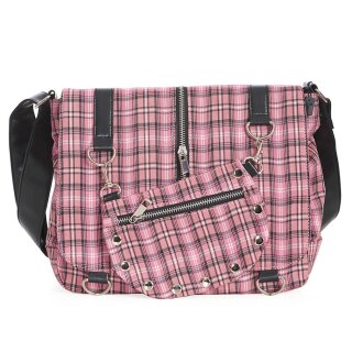 Banned Alternative Shoulder Bag - Twice The Action Pink