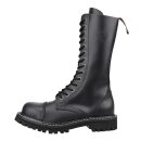Angry Itch Leather Boots - 14-Eye Black