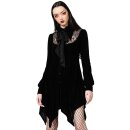Killstar Velvet Mini Dress - Nymyra Black XS