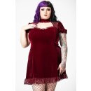 Killstar Velvet Mini Dress - Julienne Blood