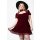 Killstar Mini vestido de terciopelo - Julienne Blood
