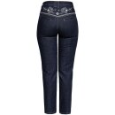 Queen Kerosin Pantaloni Jeans - Western Flowers W28 / L32