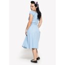 Queen Kerosin Swing Dress - Mid Blue 4XL