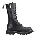 Angry Itch Leather Boots - 14-Eye Black 48