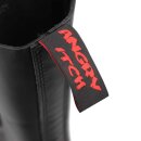 Angry Itch Leather Boots - 14-Eye Black 48