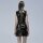 Punk Rave Gloss Mini Dress - Apocalypse Architect XS