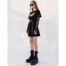 Punk Rave Mini vestido - Hell Girl XS/S