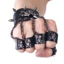 Punk Rave Handschuh - Skull Knuckles Femme