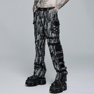 Punk Rave Pantaloni Jeans - City Camouflage XXL