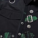 Punk Rave Gothic Shirt - Anti Everything Green L