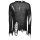 Punk Rave Knitted Sweater - Black Plague