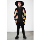 Killstar offener Cardigan - Rainbow Knit