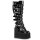 DemoniaCult Platform Boots - Swing-815 Patent Wide Calf