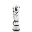 Demonia Plateaustiefel - Damned-225 White 37
