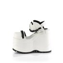 DemoniaCult Platform Sneakers - Wave-20 Vegan White