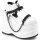 DemoniaCult Zapatos de plataforma - Wave-20 Vegan White
