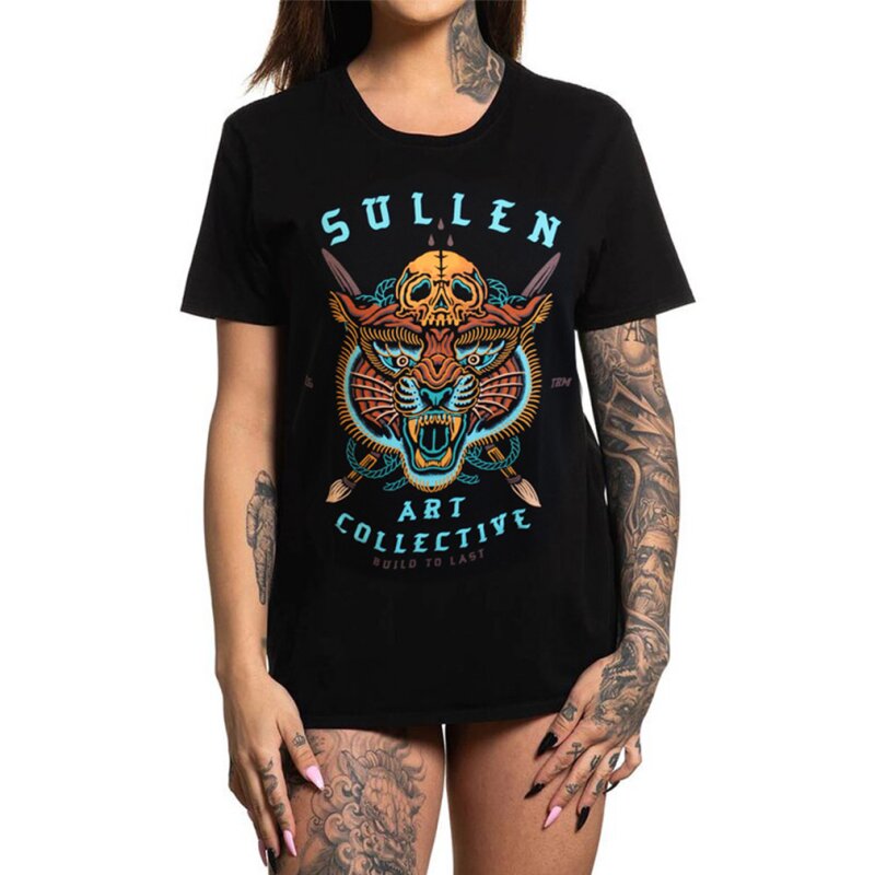 Sullen Clothing Damen T-Shirt - Topaz Tiger L