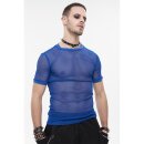 Devil Fashion Mesh T-Shirt - Goa Trance Blue