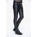 Devil Fashion Faux-Leather Trousers - Strisce XL