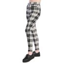 Banned Alternative Pantaloni - Rumour Has It Black-White XS