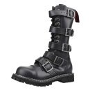 Angry Itch Leather Boots - 14-Eye 5-Buckle