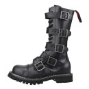 Angry Itch Leather Boots - 14-Eye 5-Buckle