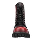 Angry Itch Leather Boots - 8-Eye Ranger Vintage Rub-Off Red