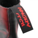 Angry Itch Leather Boots - 8-Eye Ranger Vintage Rub-Off Red 37