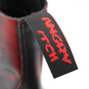 Angry Itch Leather Boots - 8-Eye Ranger Vintage Rub-Off Red 38