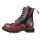 Angry Itch Leather Boots - 8-Eye Ranger Vintage Rub-Off Red 40