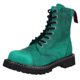 Angry Itch Lederstiefel - 8-Loch Ranger Vintage Emerald