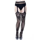Queen Of Darkness Collant - Floral Net