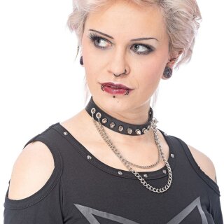 Queen Of Darkness Choker - Two Chains