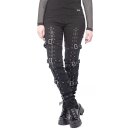 Queen Of Darkness Jeans Trousers - Lacing & Straps