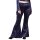 KILLSTAR Velvet Flared Trousers - Ferine Plum 3XL
