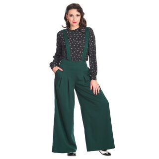 Banned Retro pantaloni Marlene - Diamond Verde