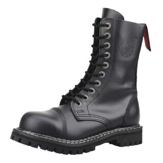 Angry Itch Botas de cuero - 10-Hole Leather 38