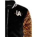 Queen Kerosin Faux-Fur College Jacket - L.A. 55 XXL