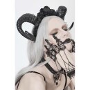 Devil Fashion Kopfschmuck Haarband - Horns & Roses