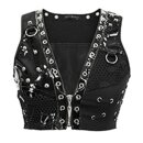 Devil Fashion Crop Top - Heavy Metal Vest XXL