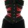 RE-AGENZ Underbust Corset - Nitrogenium with Red Lacquer Edging 26