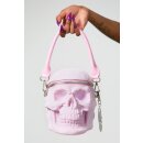 KILLSTAR Skull Handbag - Grave Digger Skull Pastel Pink