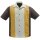 Steady Clothing Vintage Bowling Shirt - Mad Atomic Men Coffee