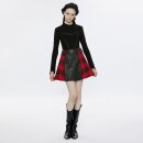 Punk Rave Mini Skirt - Withered Tartan