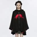 Punk Rave Giacca - Red Moon Poncho