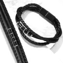 The Rock Shop Bracelet - Multi Strand Black