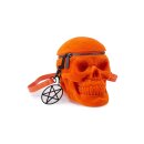 KILLSTAR Schädel Handtasche - Grave Digger Skull Orange Velvet
