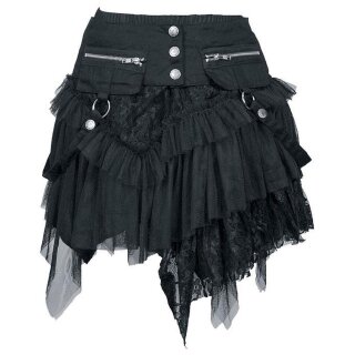 Kuroneko Mini Skirt - Cat Skirt Black