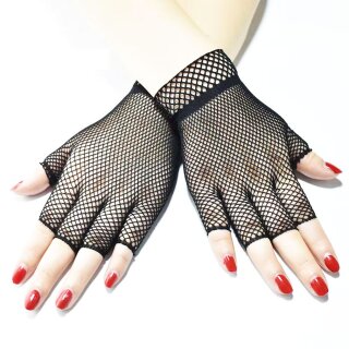 Erogance Gloves - Half-Finger Fishnet