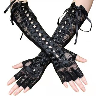 Erogance Gloves - Lace-Up Lace